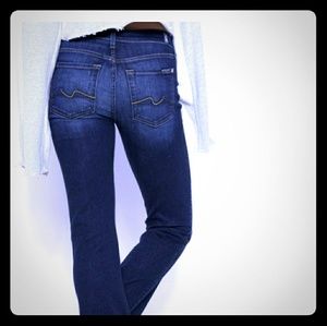 EUC 7FAM High Waist Bootcut Jeans Size 30